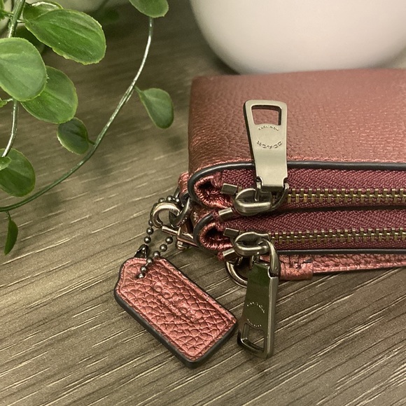 Coach Double Zippered Wristlet - Picture 5 of 16